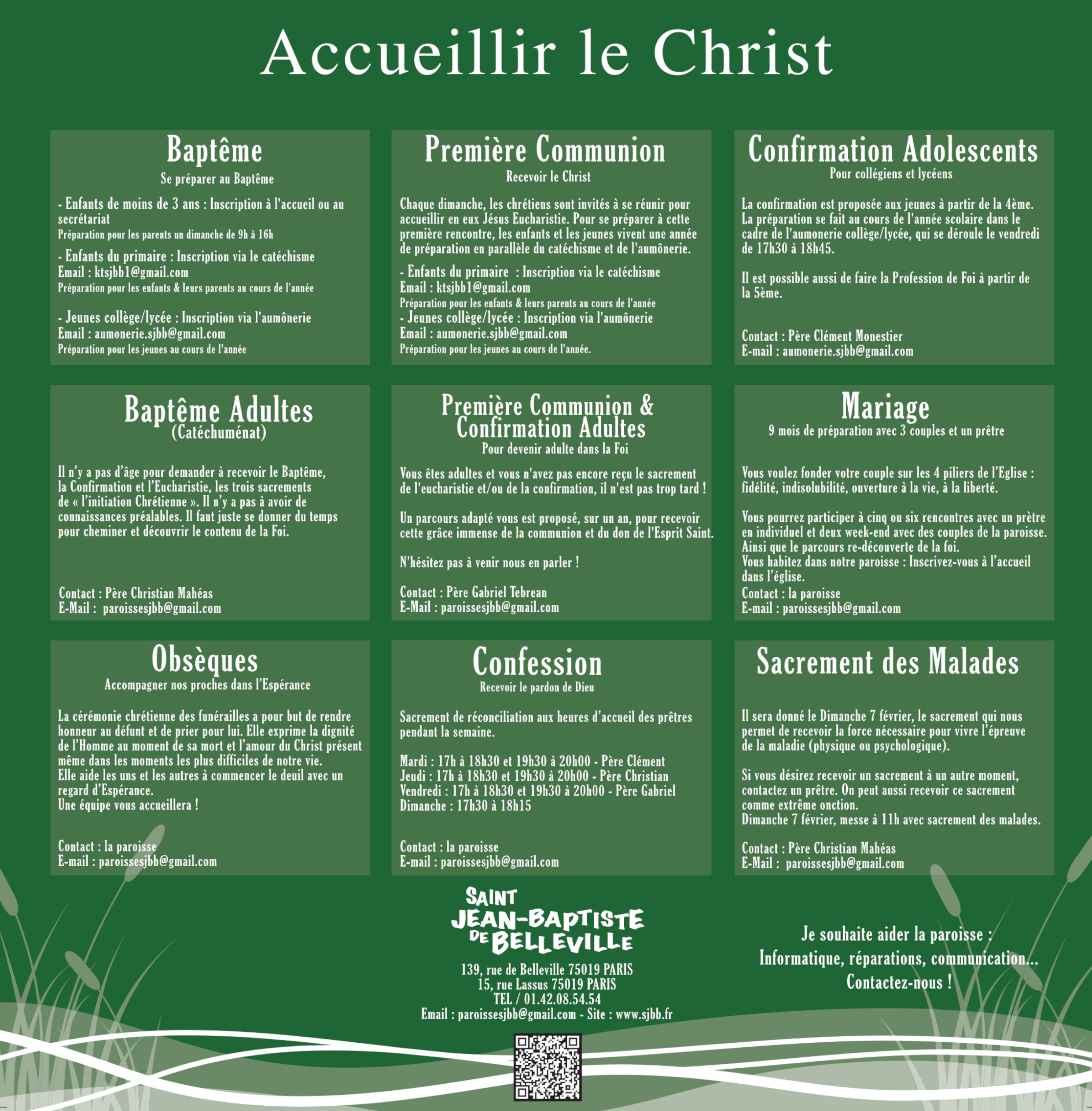 Accueillir le christ